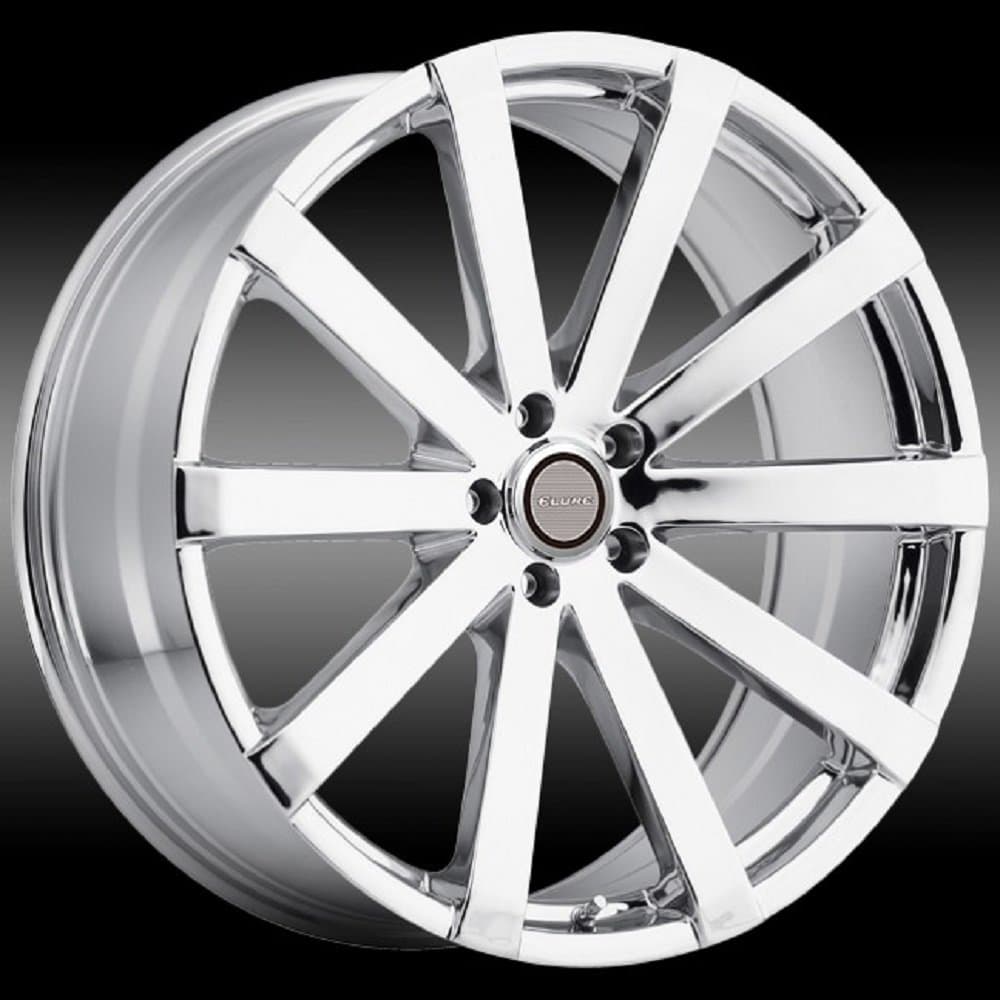 Elure 037 22x9 Chrome Wheel / 5-115 mm Bolt Pattern / +13 mm Offset / 73.1 mm Hub Bore