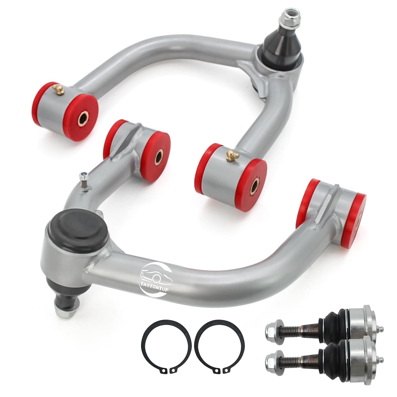 2-4" Front Upper Control Arms with Ball Joint for 2005-2024 Toyota Tacoma & Hilux & Fortuner,2-4" Lift Tubular Tubular Control Arms Replacement OEM Arms