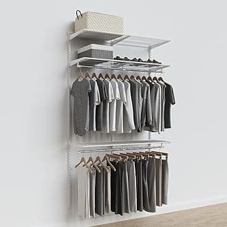 The Container Store Elfa 4' Closet Kit (White) | Organization System | Storage