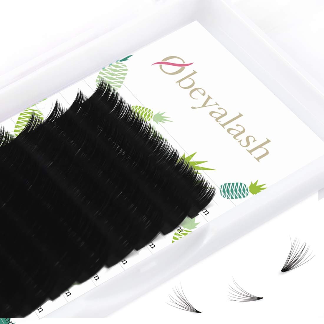 Easy Fan Volume Eyelash Extensions 0.10 C Curl Auto Self Fanning Lashes 9-15mm Mixed Tray Automatic Flowering Volume Lash Extension 2D 3D 4D 5D 6D 8D Rapid Blooming Lashes