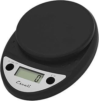 Primo Digital Kitchen Scale 11Lb/5Kg, Black