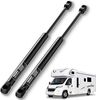 Vepagoo C16-08316 20 inch 40Lb Gas Struts Shock, Gas Spring Lift Support for RV Entry Door Motorhome Basement Door Tanning Bed Camper Shell Window Toolbox Cabinet Lid (Fit 32-44Lb Lid)