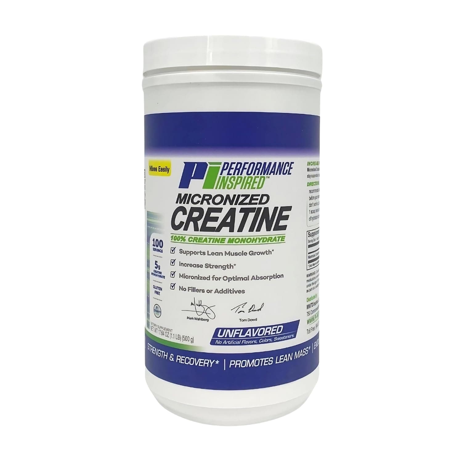 Nutrition Micronized Creatine Monohydrate – 100% Pure, Unflavored – 5G Per Serving – 100 Servings – 1.1 LB
