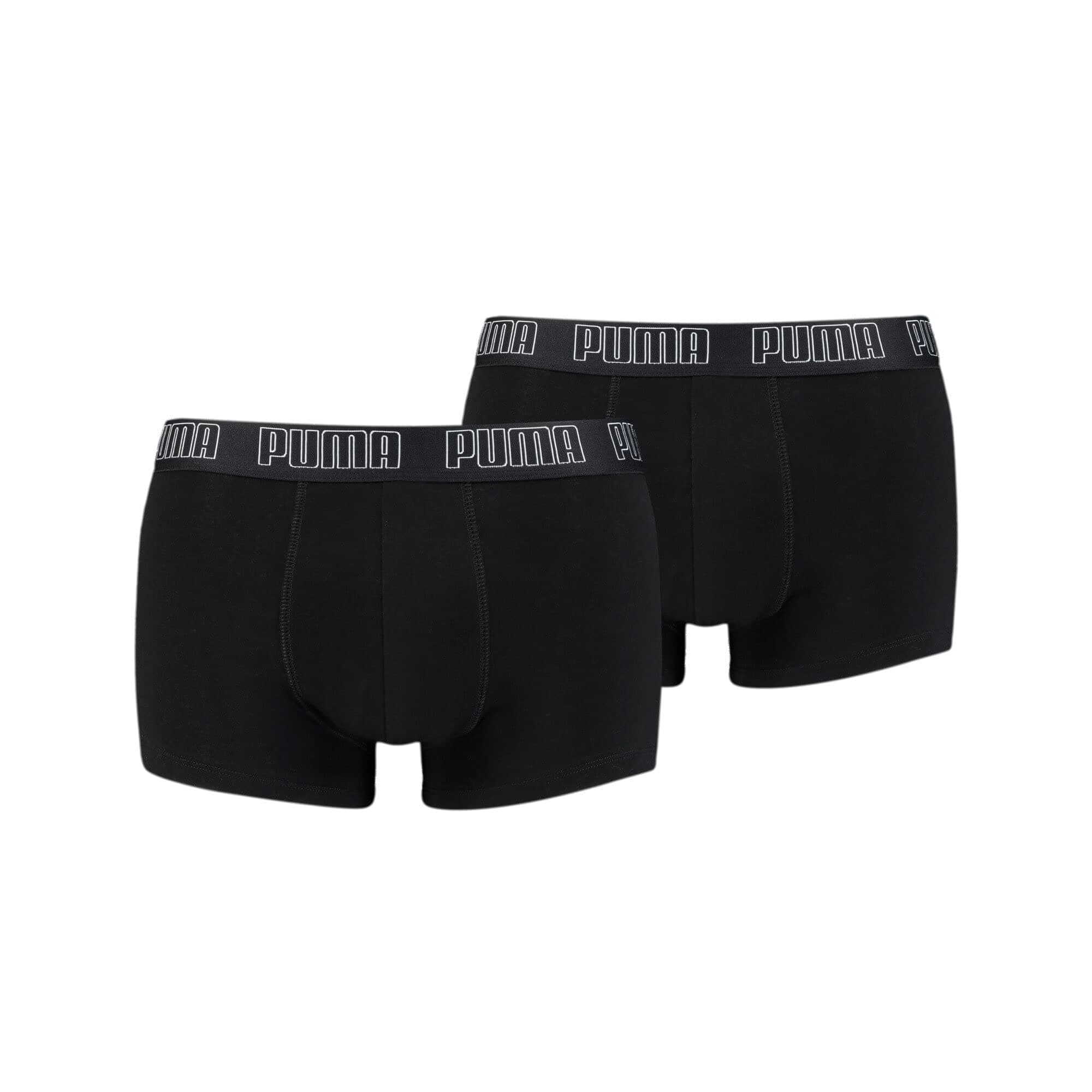 Puma Men's everyday Plain Short Boxers Anthrazit Melange