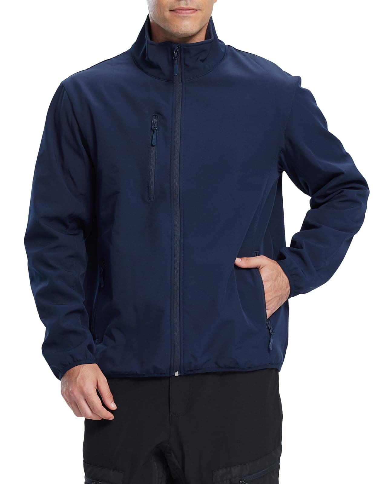 mens Midlyer Warm Jacket Athletic Midlayer Jacket – Lightweight, Durable, Insulated, Water-Resistant, Windproof, Breathable, Comfort (pack of 1)