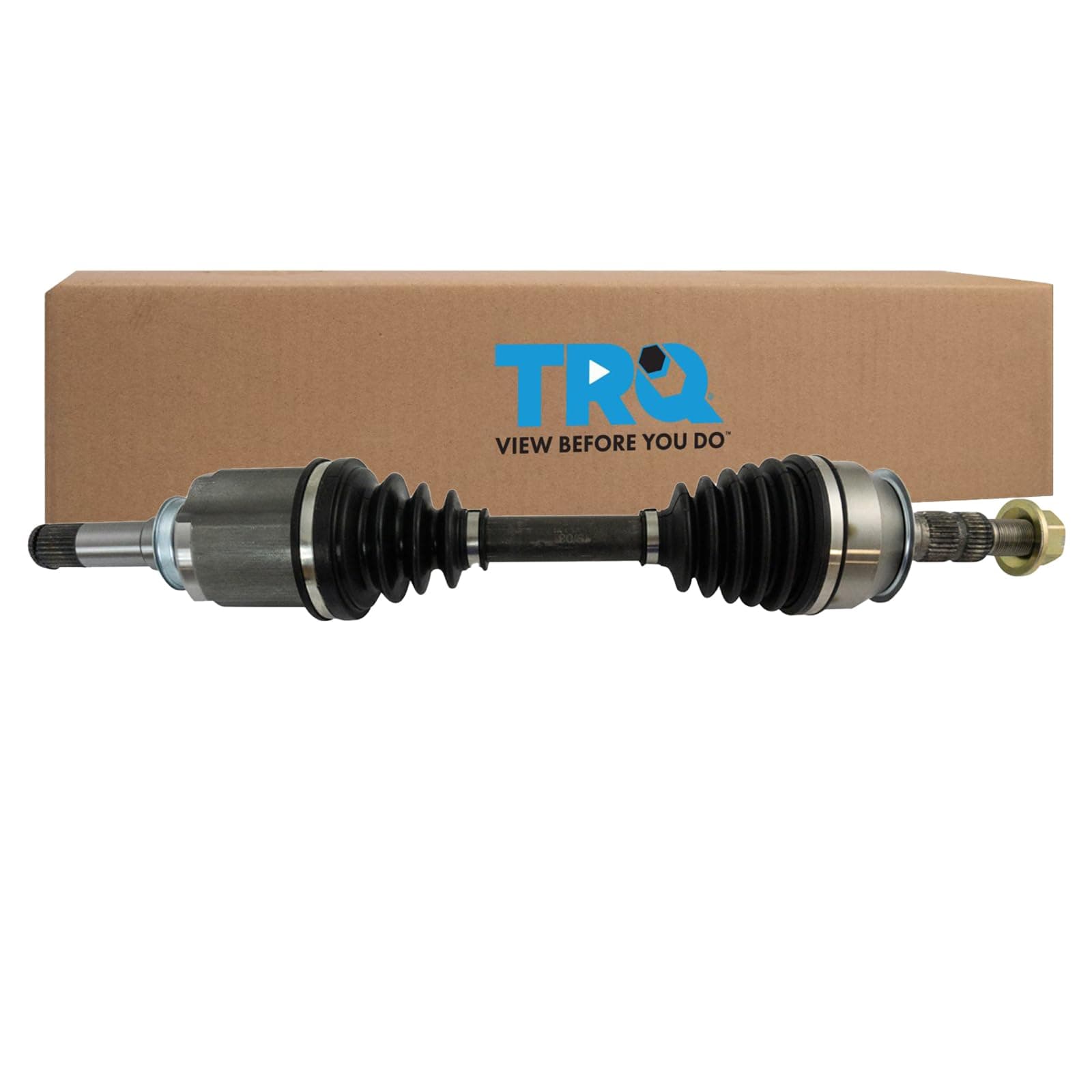TRQ Front CV C/V Axle Shaft Assembly New Driver Side Left LH for 2010-2016 LaCrosse 3.0L & 3.6L V6 / 2014-2016 Regal 2.0L Turbo / 2013-2017 XTS / 2014-2017 Impala 3.6L V6 / 2013-2015 Malibu 2.0L Turbo