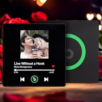 Custom Fridge Magnet Music Personalised Spotify Fridge Beats Magnet That Can Play Songs Customised Wedding Anniversary Birthday Gifts for Couples Women Men Mom Grandma Nana