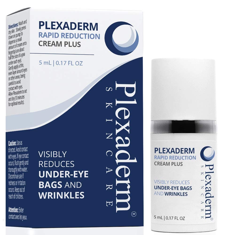 Plexaderm Rapid Reduction Cream Plus – Visibly Reduce Under-eye Bags, Wrinkles, Dark Circles, Crow’s Feet & Fine Lines Instantly