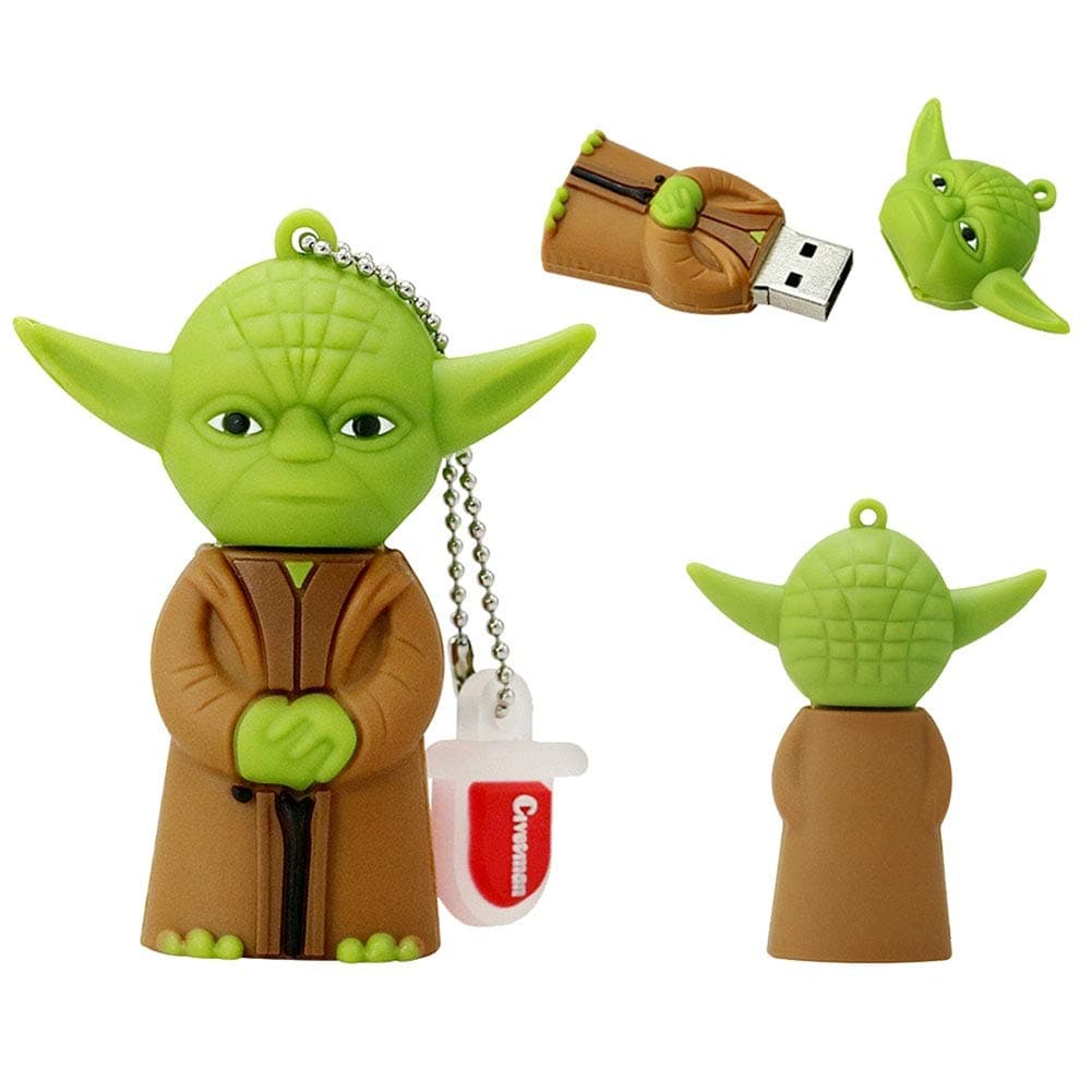 Usb Flash Drives Creativity Anime Cool Silica Gel USB2.0 Flash Disk Gift 4/128 GB High Speed Transmission Portable (16GB,YOD-B 1PCS)