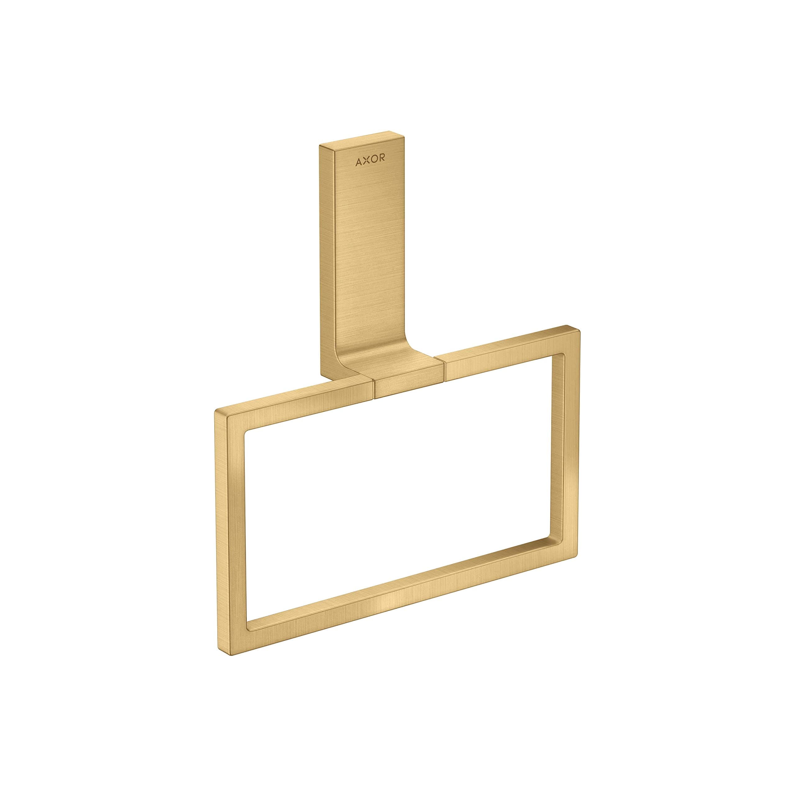 Universal Rectangular Towel Ring in Brushed Gold Optic, 42623250