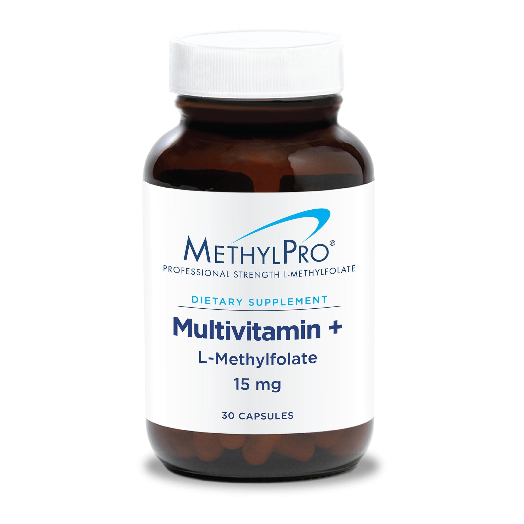 MethylPro Multivitamin + 15mg L-Methylfolate - High Dose Methyl Folate Once-Daily Multi Vitamin for Energy, Mood Support Supplement for Men & Women - B Complex, 2000 IU Vitamin D & More (30 Capsules)