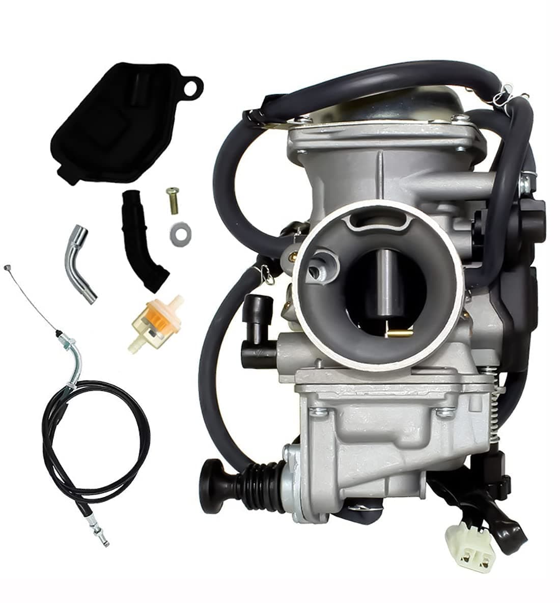 Carburetor & Throttle Cable Replace for Hond Foreman 450 TRX 450 TRX450ES TRX450FE TRX450FM TRX450S TRX 400 TRX 400FW ATV Carburetor Rancher TRX350 350 ES FE FM TE TM TRX 300 TRX 300 FW Carburetor