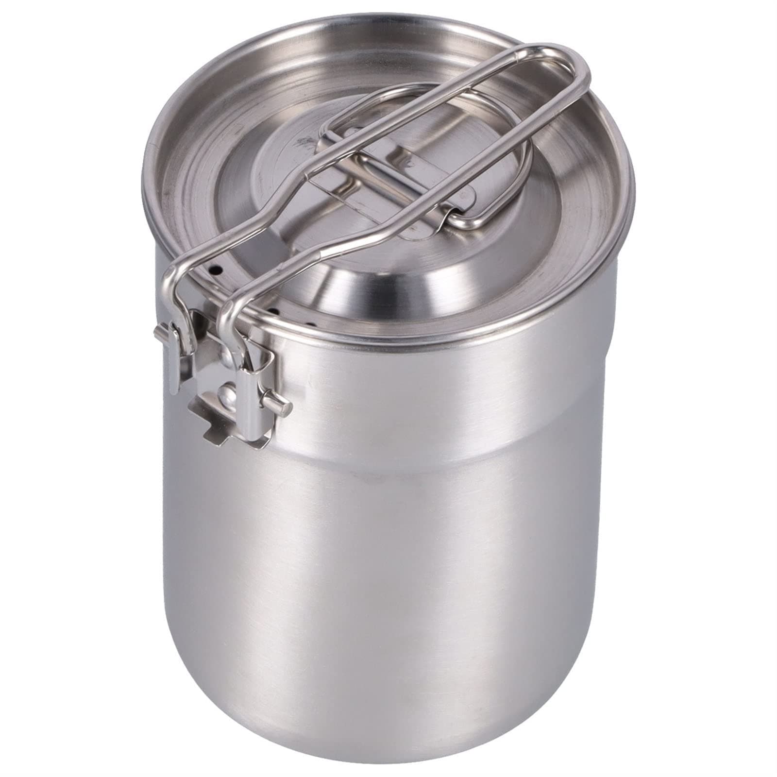 kfh Percolator Coffee Pot Coffee Machine, Outdoor Coffee Machine, Cup, Camping Cooking Pot, Coffee Pot, With Foldable Handle Cover, Used For Hiking, Coffee And Milk Can