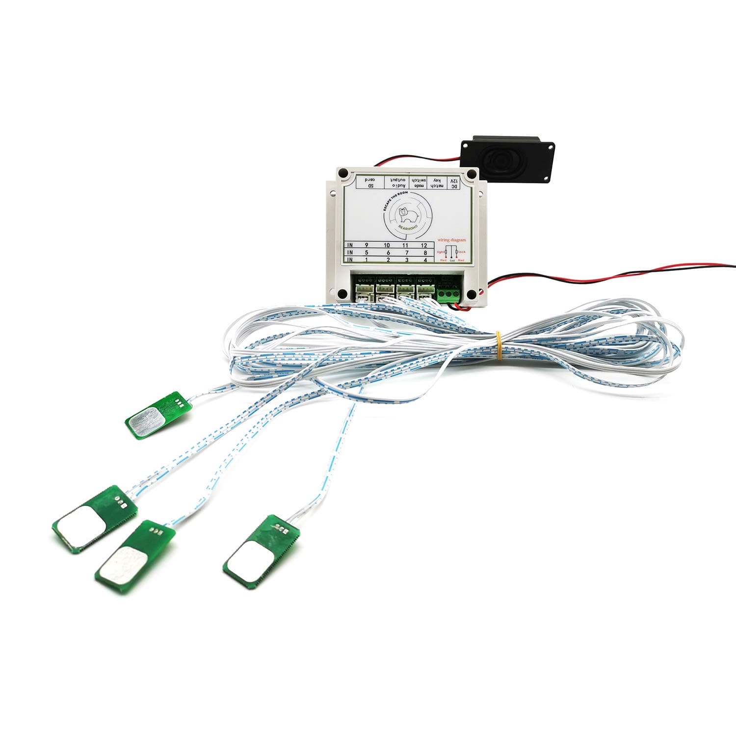 Escape Room Game Touch Sensor Props Touch in Correct Sequence to Unlock Real Life Adventure Game Props