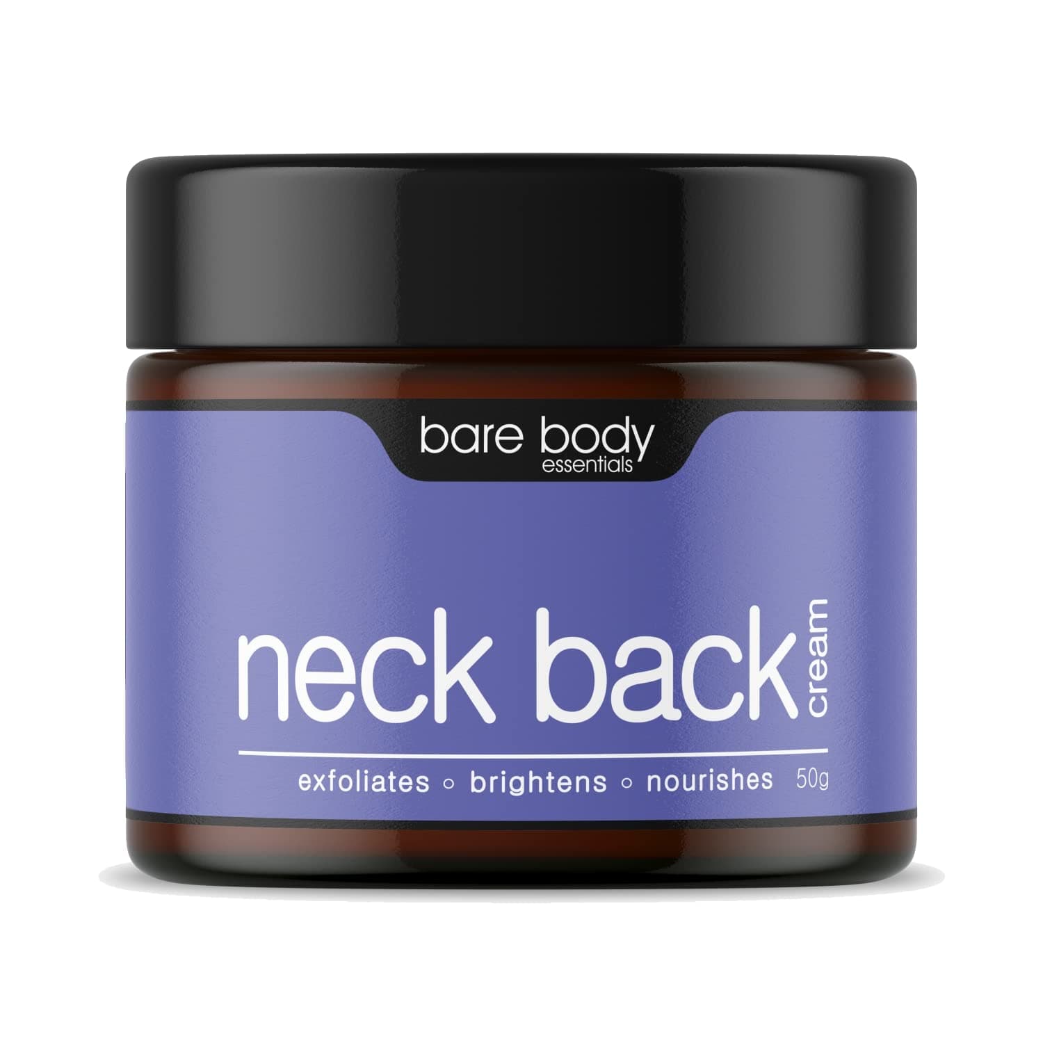 Bare Body Essentials Neck Back Cream, For Even toned and Smooth Nape, Brightens and Lightens Neck and Back Skin, 50gm