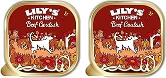 Lily's Kitchen Made with Natural Ingredients Beef Goulash Adult Wet Dog Food 10 x 150g (Pack of 2)