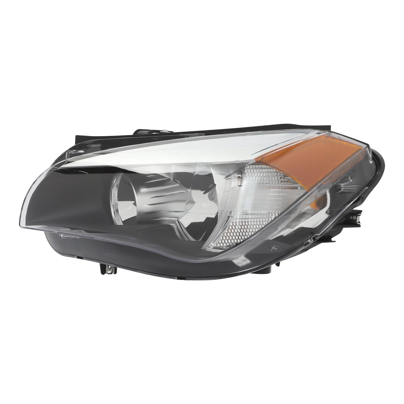 Headlight for 2013-2015 BMW X1, Left Driver Side Headlight Assembly with Bulbs Included, Direct Replacement for Halogen Models