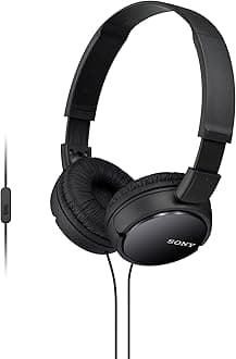 Sony MDR-ZX110AP Stereo Headphone (with In-line microphone) - Black