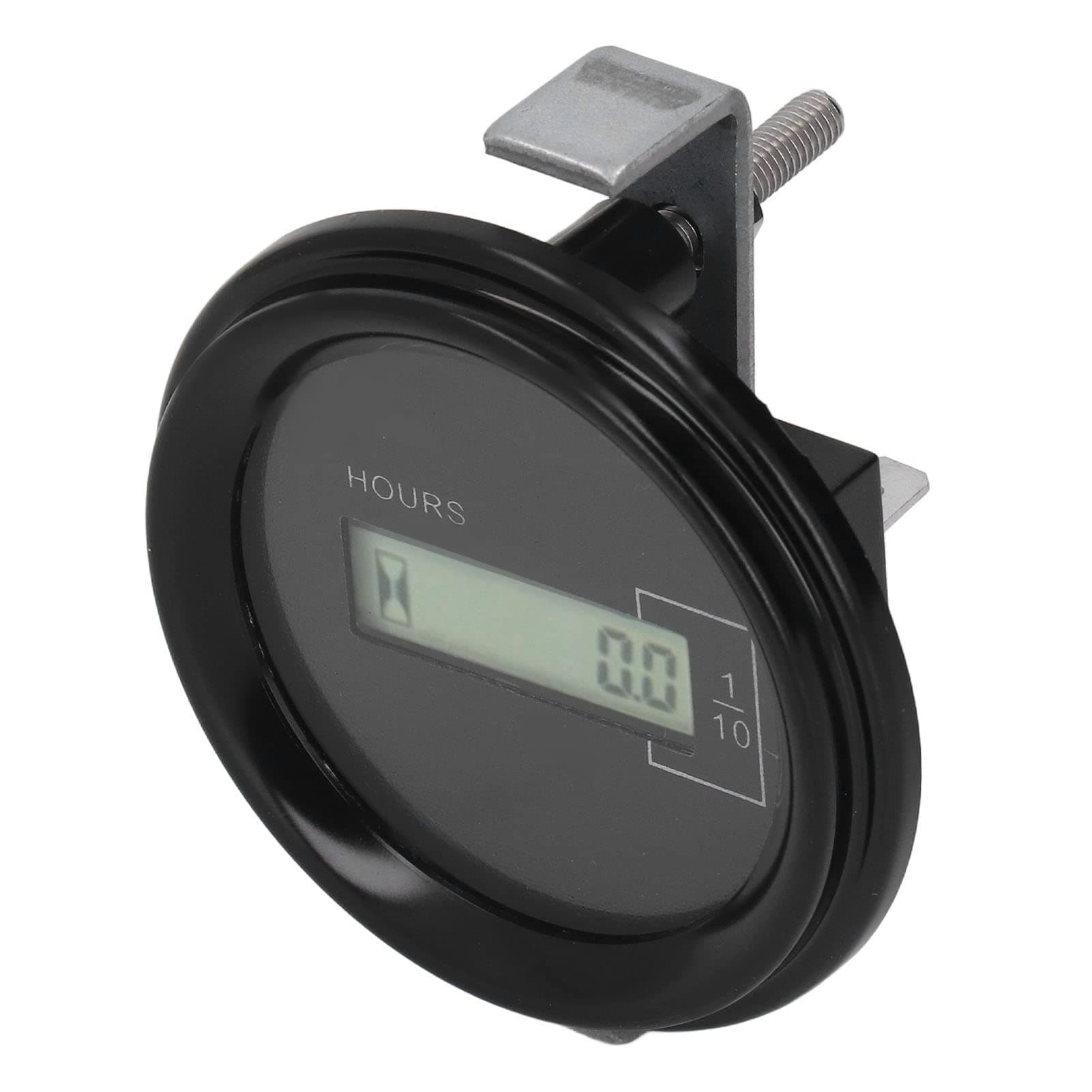 Ubersweet® Excavator Remote Timer, 12-36V Data Storage Excavator Hour Meter Digital Display for Industrial (Old Style)