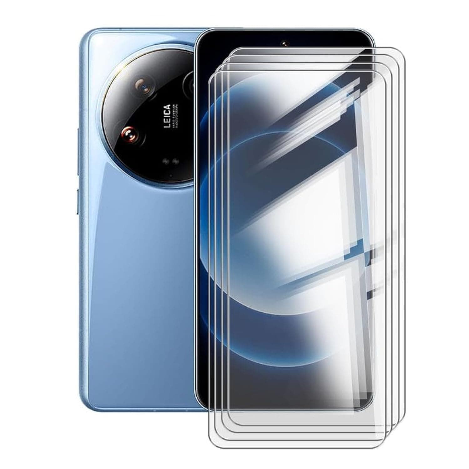 [4 Pack] for Xiaomi 14 Ultra Screen Protector Tempered Galss, High Clear [9H Hardness] [Bubble Free] Tempered Glass Protective Film for Xiaomi 14 Ultra (6.73 Inch)