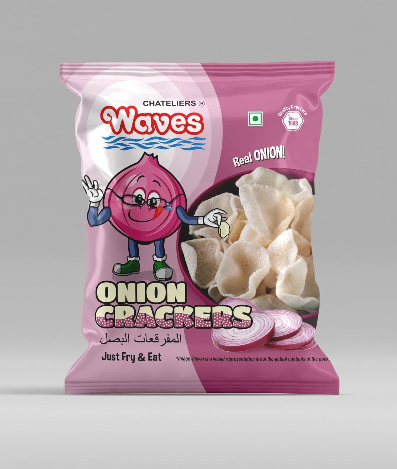 Onion Wafers (100 Grams x 4)