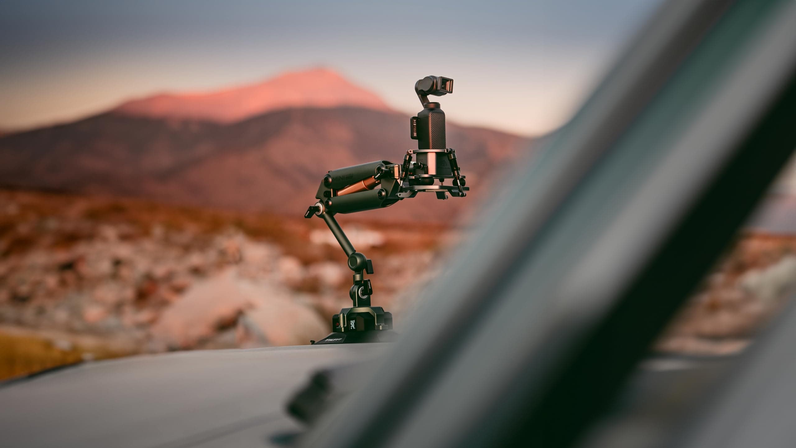 Tilta Pocket 3 Shock Absorbing Head for Hydra Alien Mini Compatible with DJI Osmo Pocket 3 - Titanium Gray HDA-T15-SAH-TG