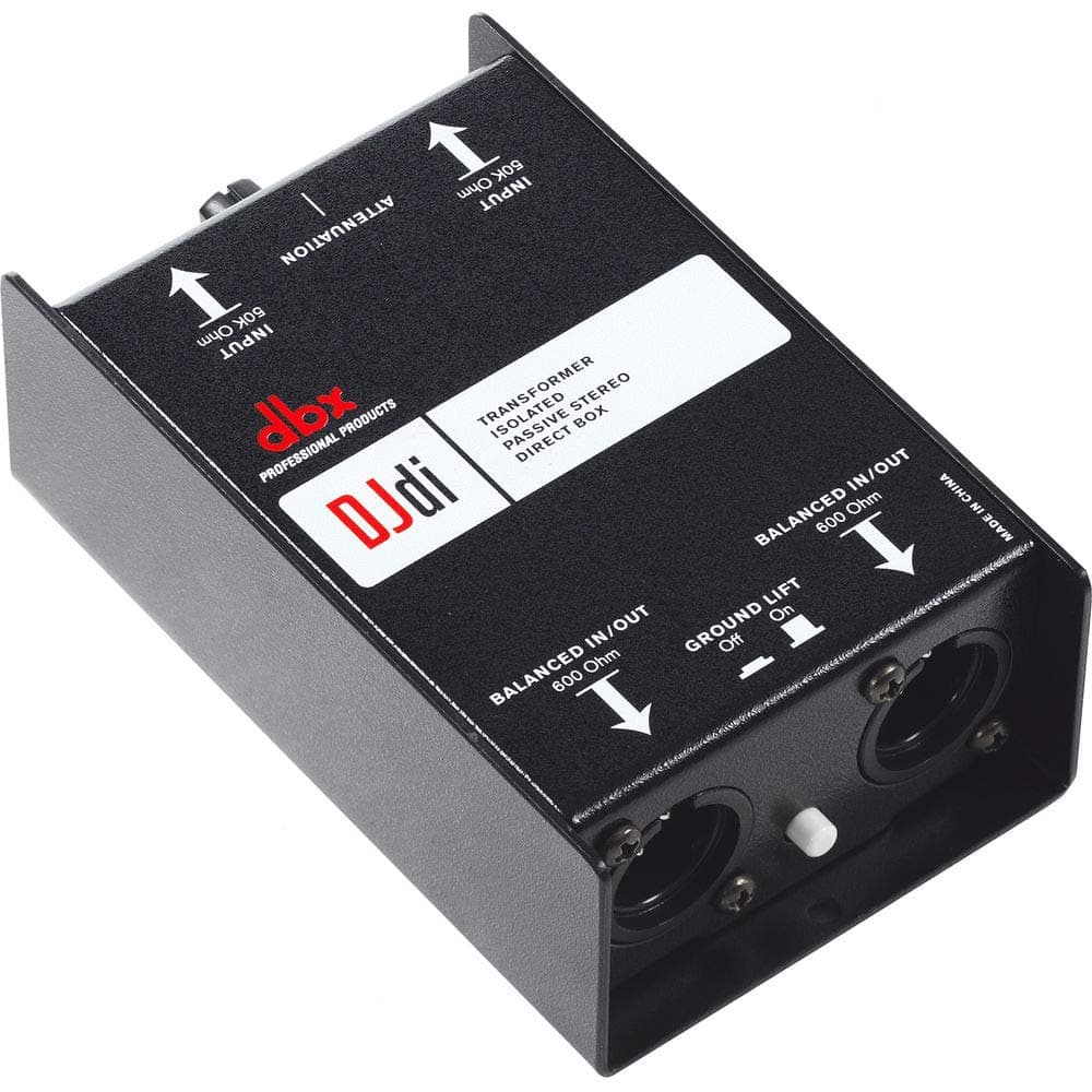 dbx djDi | 2 channel passive direct box