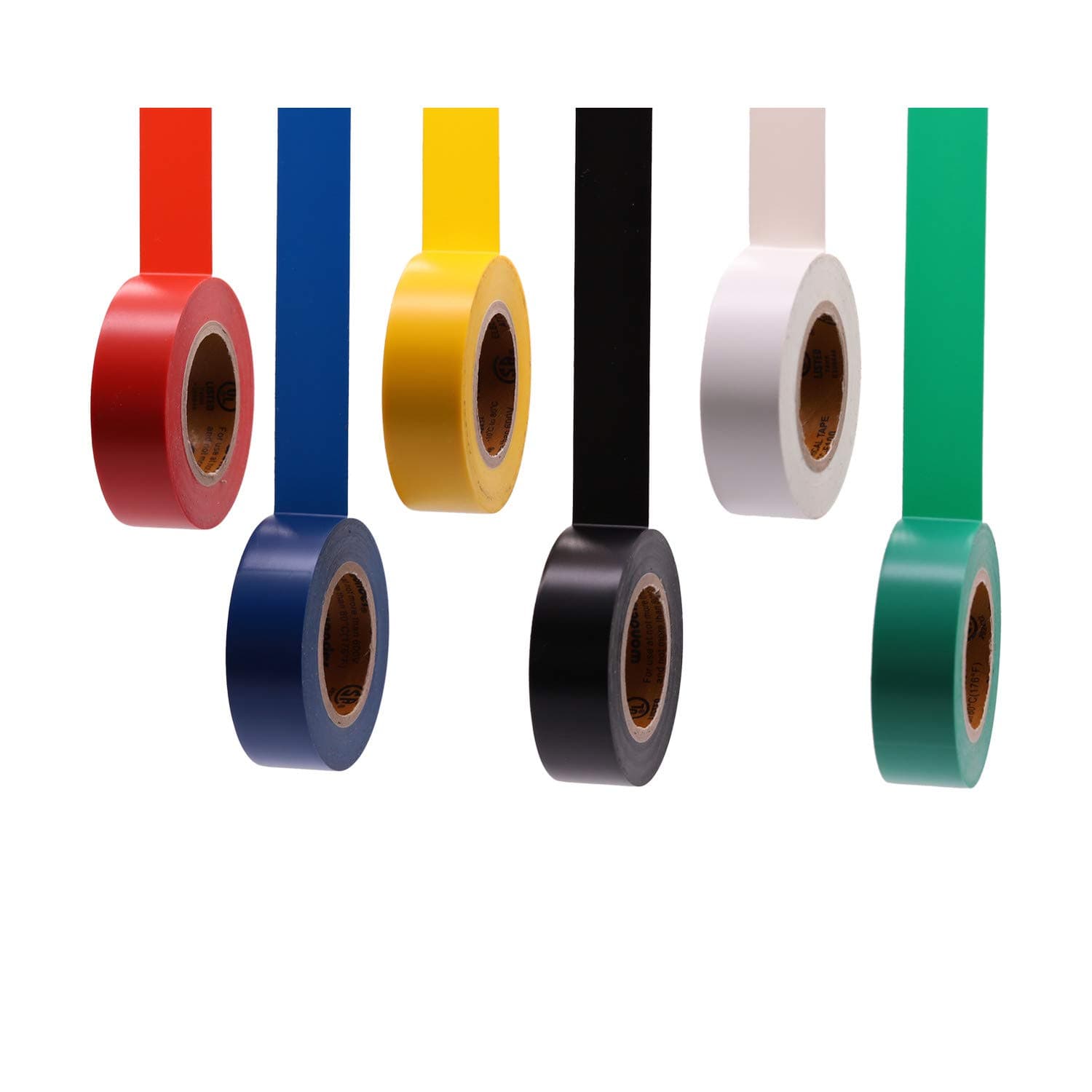 SoundOriginal Electrical Tape Colors 30Ft 6pack