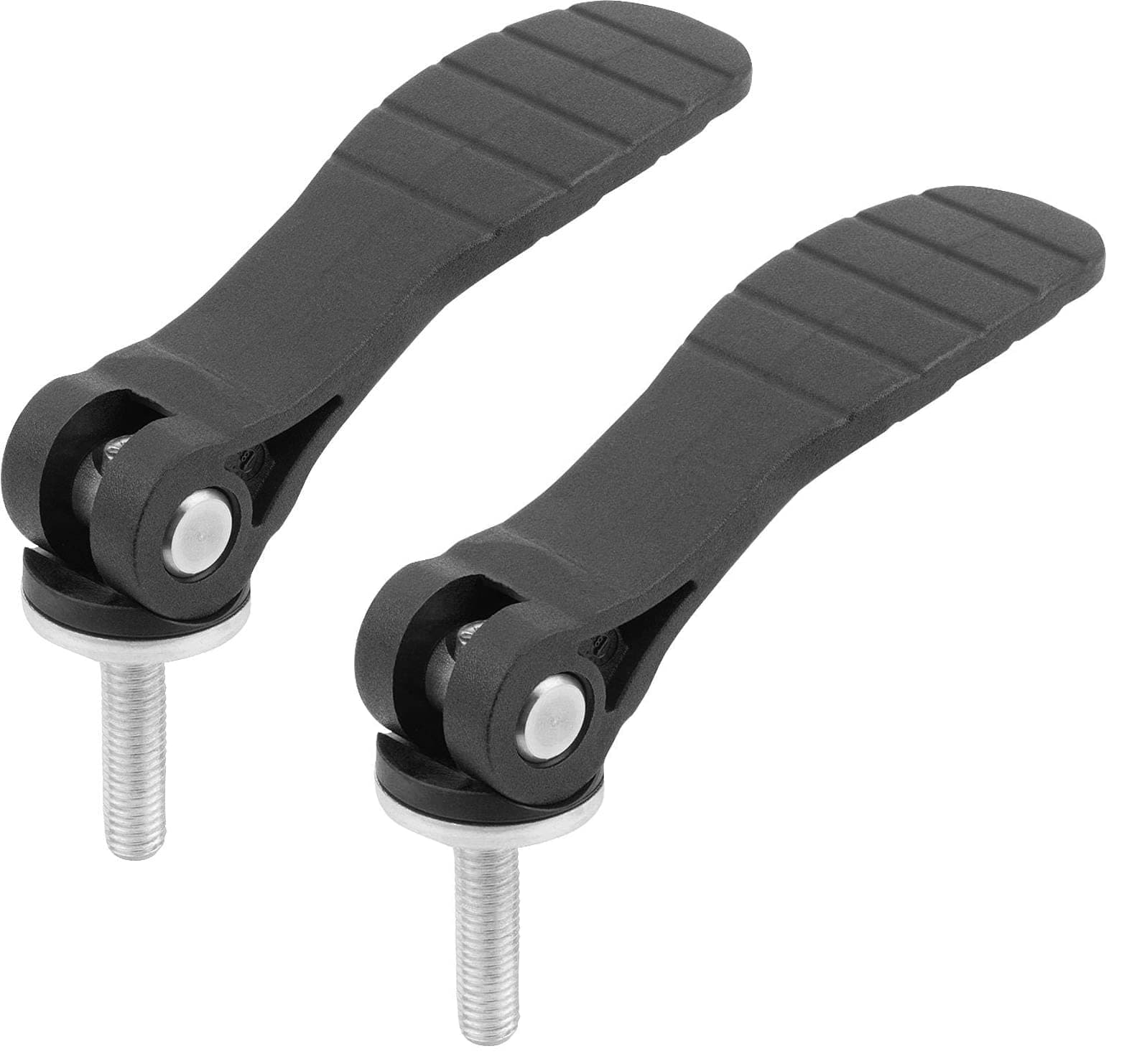 KIPP K0646.1521105X20 Thermoplastic, External Thread Size 1 M5x20 - Component Steel, Pack of 2