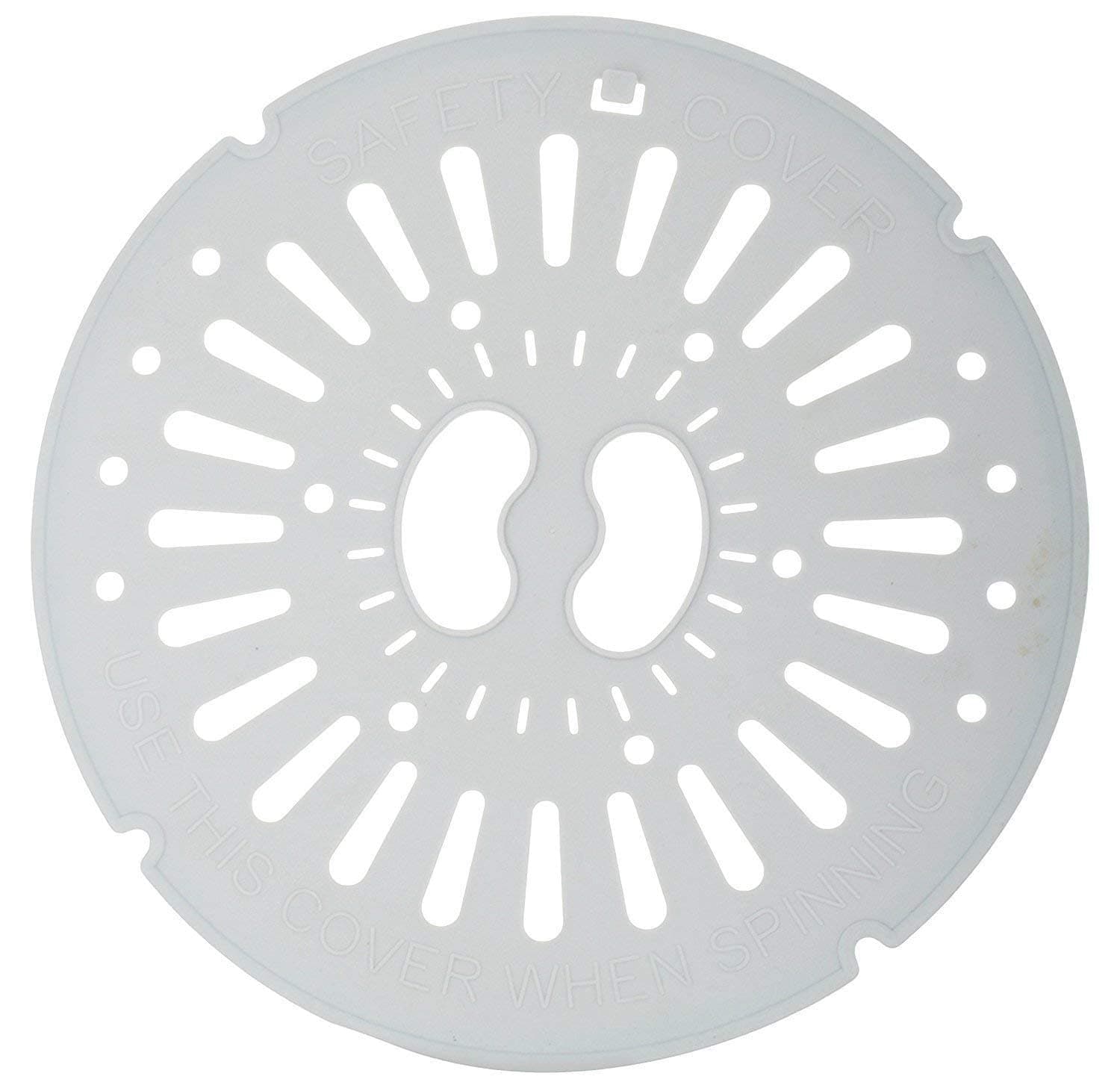 Plastic Spin Cap for Washing Machines (Grey) Compatible with LG