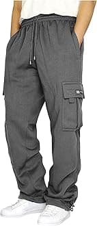 GenericMen's Athletic Running Pants Active Lightweight Workout Joggers Quick Dry Gym Loose Fit Sweatpants with Pockets