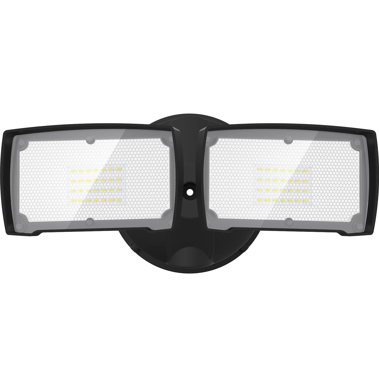 LEPOWER 28W 3000LM LED Security Flood Light Outdoor, Switch Controlled Aluminum Security Light, 2 Adjustable Heads, 5500K Daylight, IP65 Waterproof, Wet Location for Patio, Garden, Yard Lights