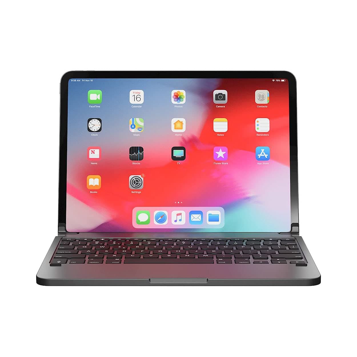 11.0 Pro Wireless Keyboard | Compatible with iPad Pro 11-inch (2018) | Backlit Keys | Long Battery Life | (Space Gray)
