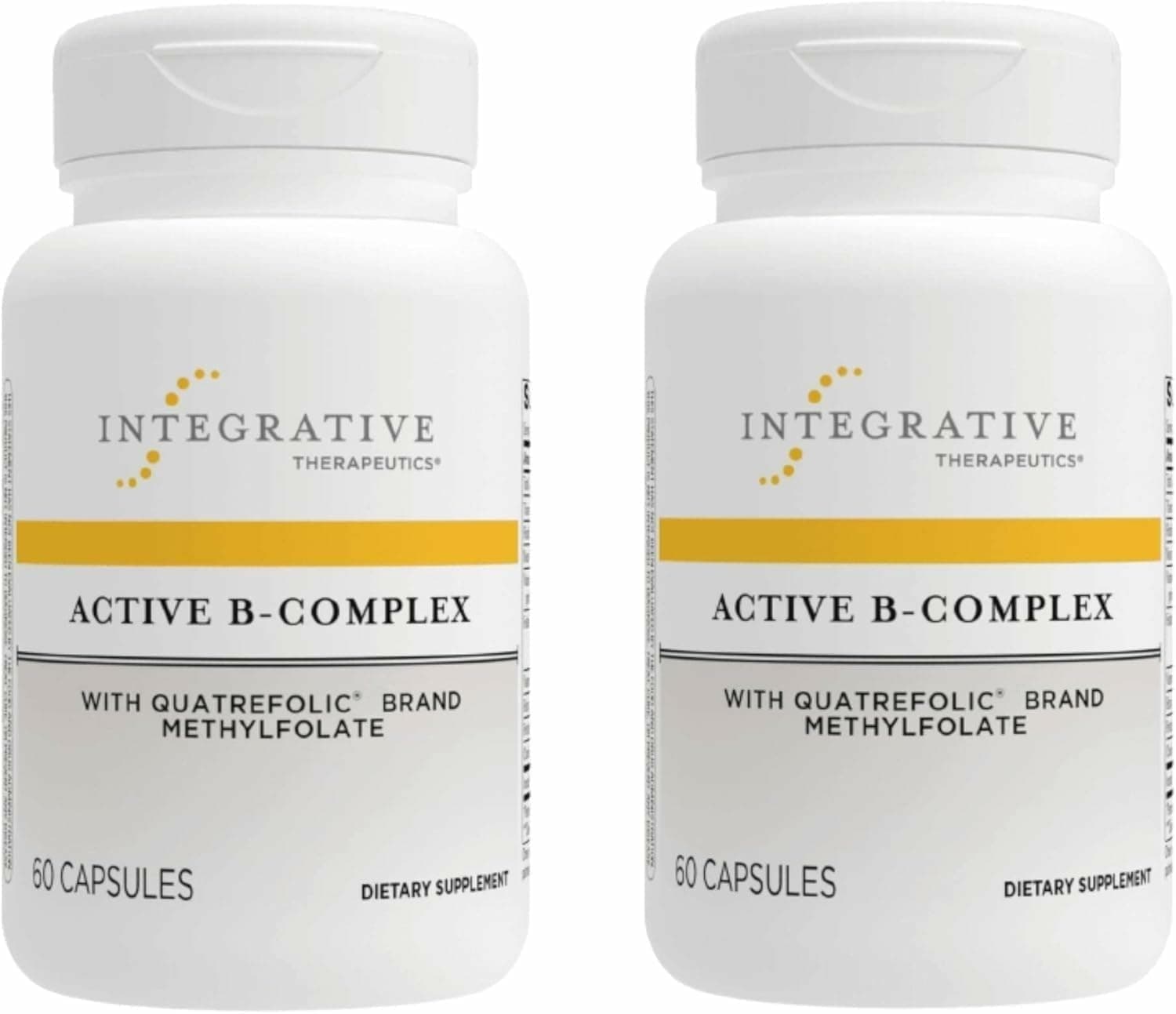 Integrative Therapeutics Active B-Complex - with Choline and Methyfolate - Cellular Energy, Immune Function & Heart Health Support with Vitamins B2, B6 & B12*- Gluten-Free - 120 Capsules (60 Servings)