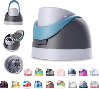 Replacement Lid for Owala Freesip Water Bottle, Compatible with Owala Lid and Cap, Premium Accessories for 16oz 24oz 32oz 40oz Bottles,Leak-Proof,BPA-Free(Dark Grey)