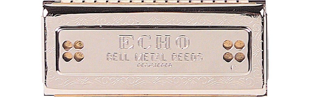 Harmonica C/G Echo 54 Tremolo Harmonica, Stainless steel