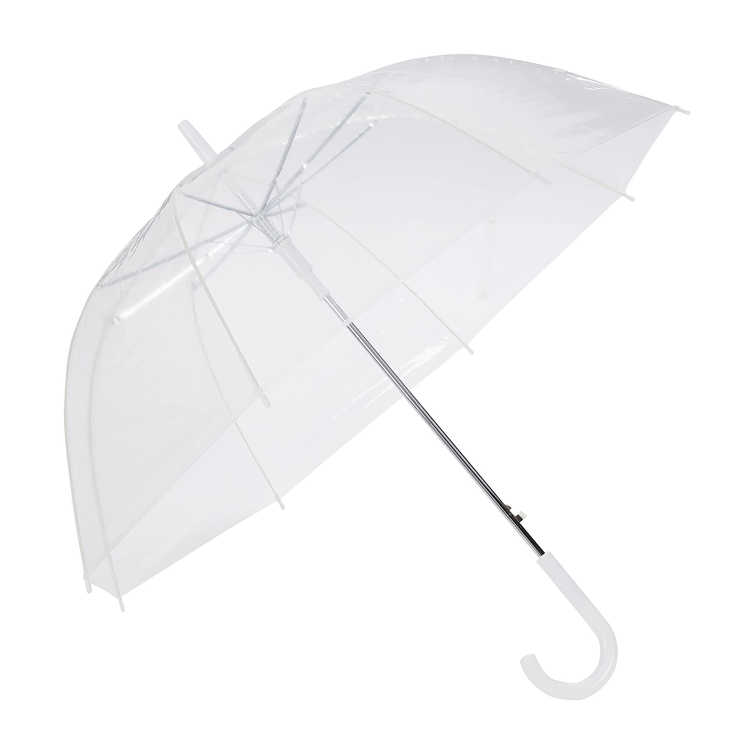 Octagonal Bubble Umbrella, Clear, 34.5 inch