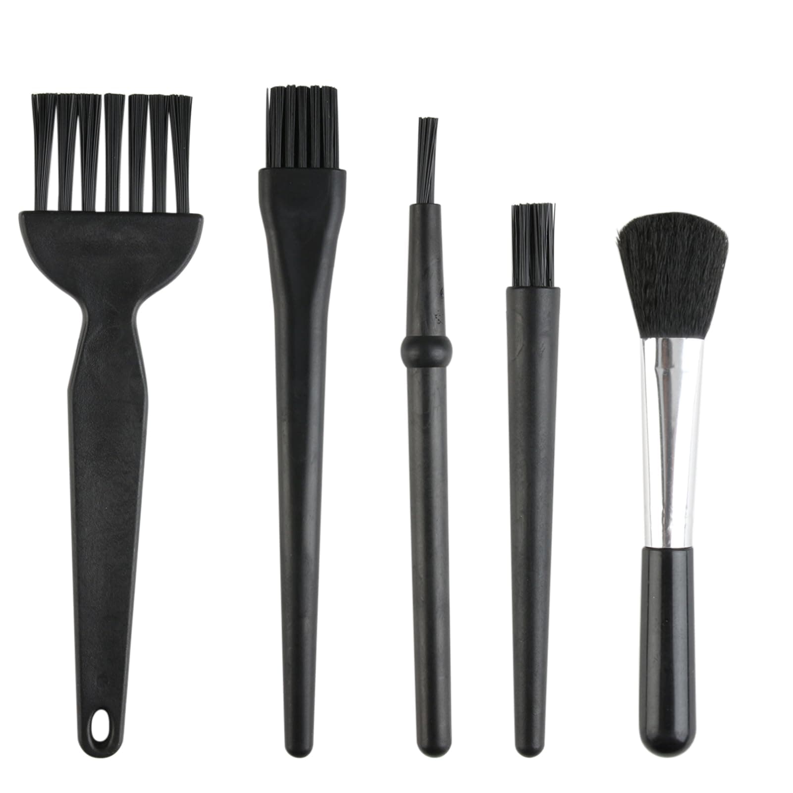 Anti Static Brush, 5pcs Keyboard Cleaning Kit Small ESD Brushes Dust Cleaning Laptop Cleaner Brush Portable Plastic Computer Gadgets for PC Tablet Motherboard Camera Mobiles Desk Office Equipment