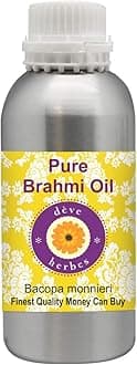 Deve Herbes Brahmi Oil (Bacopa monnieri) | Infused | Pure | Non-Sticky | Lightweight | For Hair Care Routines | Men & Women | Traditional Use | Natural | 300ml