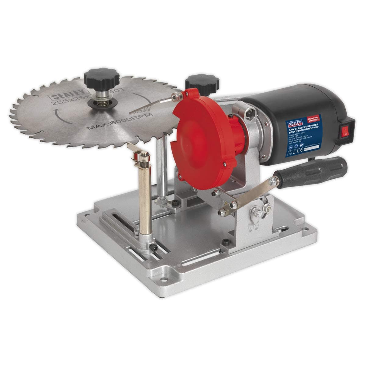 Sealey Sms2003 Saw Blade Sharpener - Bench Mounting 110W