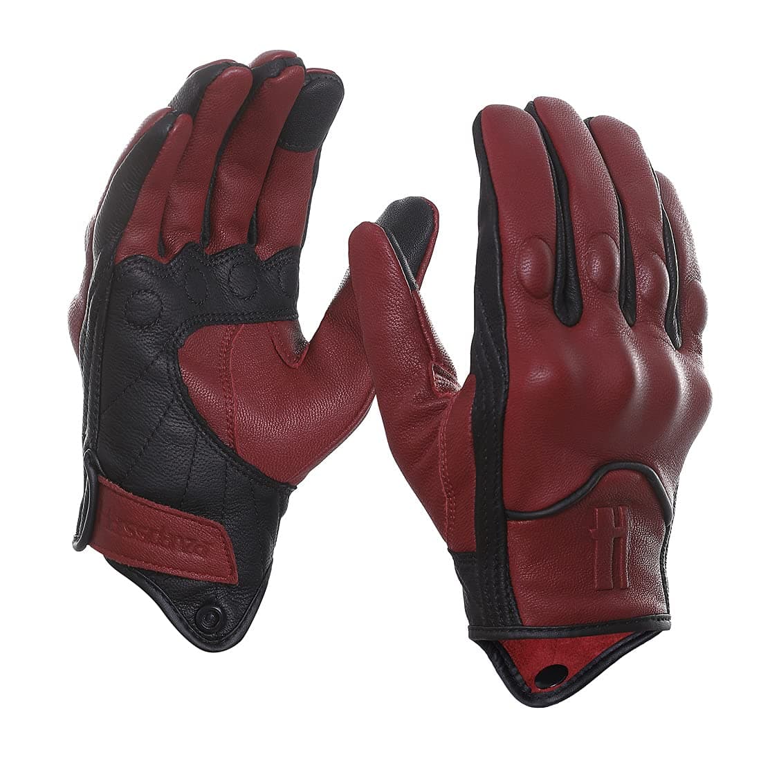 Leather Motorcycle Gloves for Men Touchscreen GM028