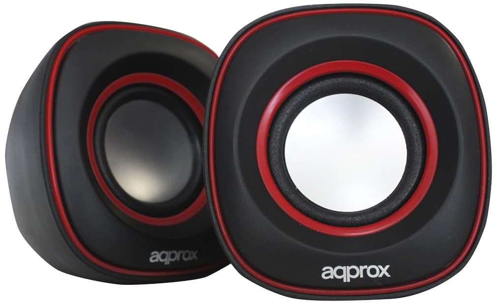 APPROX APPSPX2R 6 W USB Mini Speaker - Black/Red