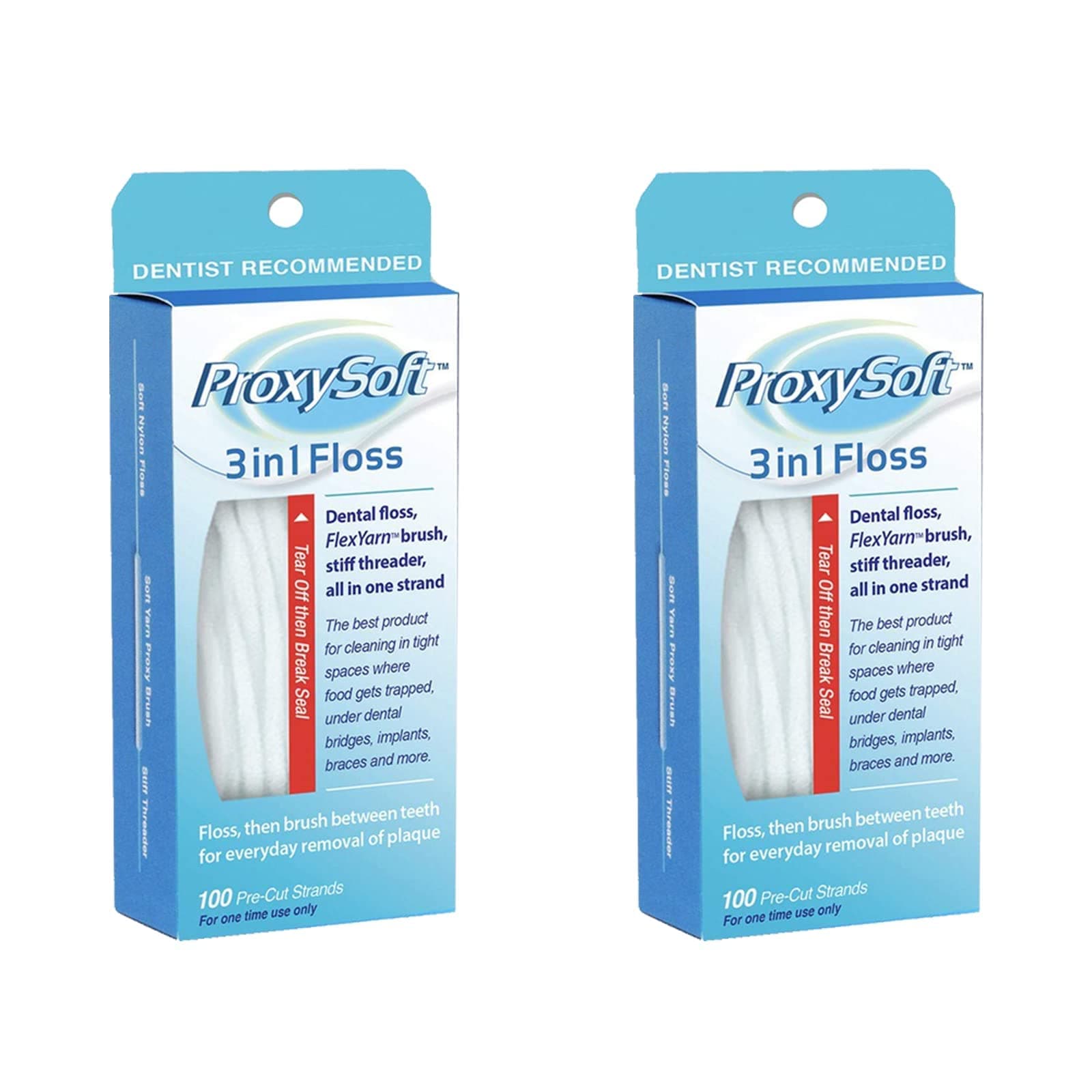 Thornton Proxysoft 3-in-1 Floss Dental Floss Pack of 100