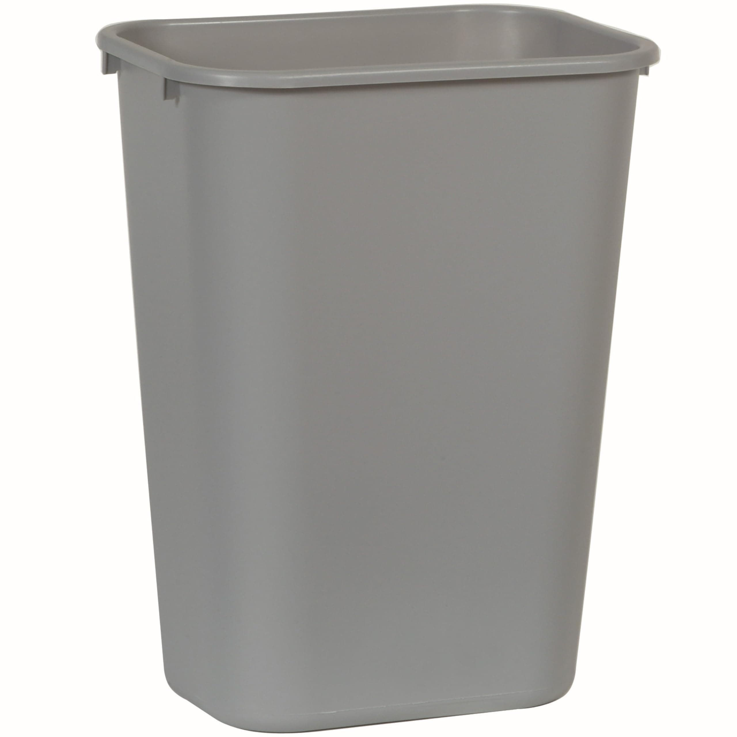 FG295700GRAY, 10.25 gal Rectangular Soft Molded Plastic Trash Can - Grey