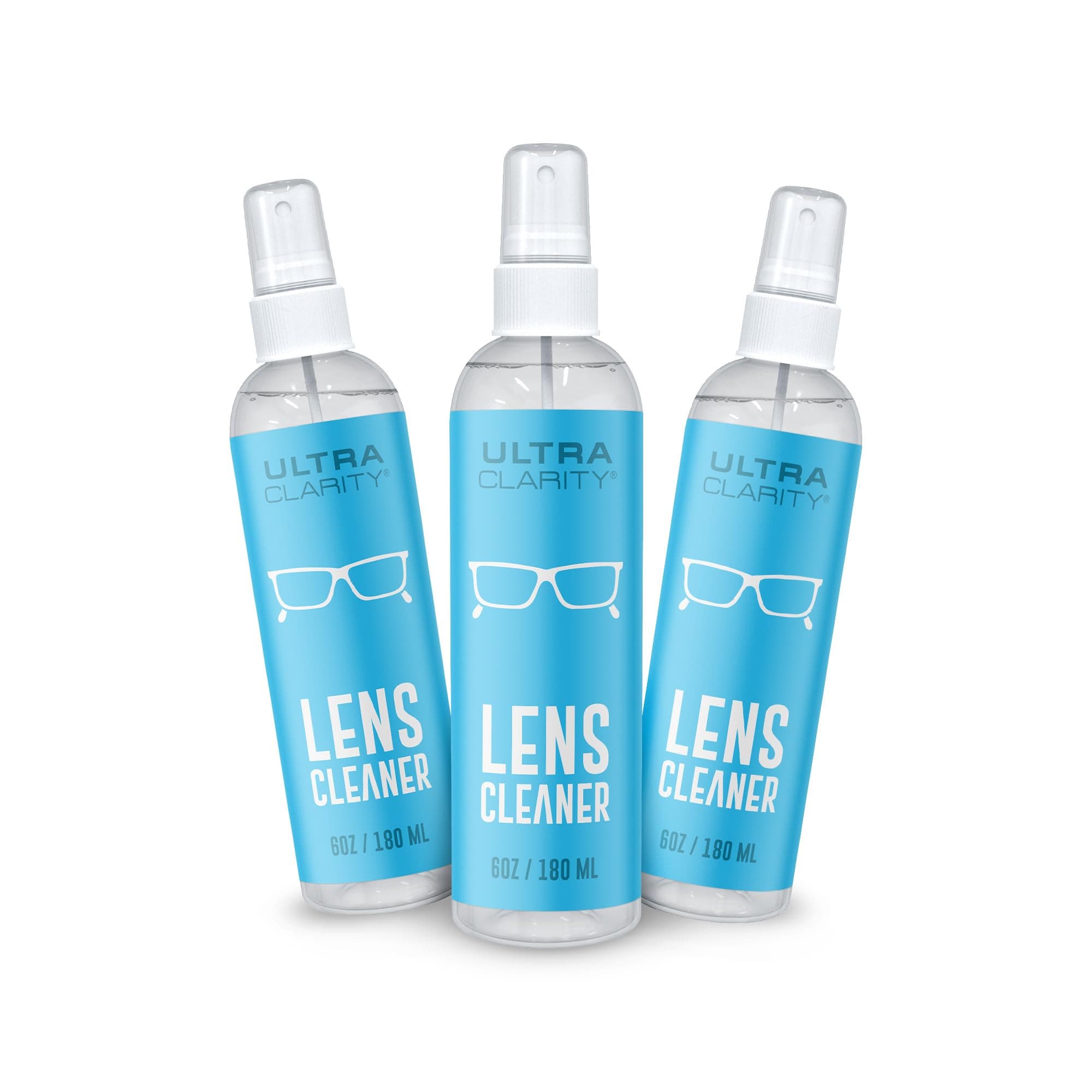 Lens Cleaner 6 Oz Spray Bottle (3 Pack)