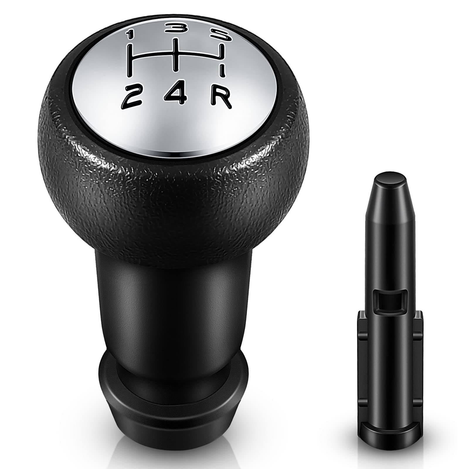 Vinabo 5 Speed ​Manual Gear Shift Knob, Universal Car Shift Knob Cover for Manual Automatic Car Gear Shift Knob C1 C2 C4
