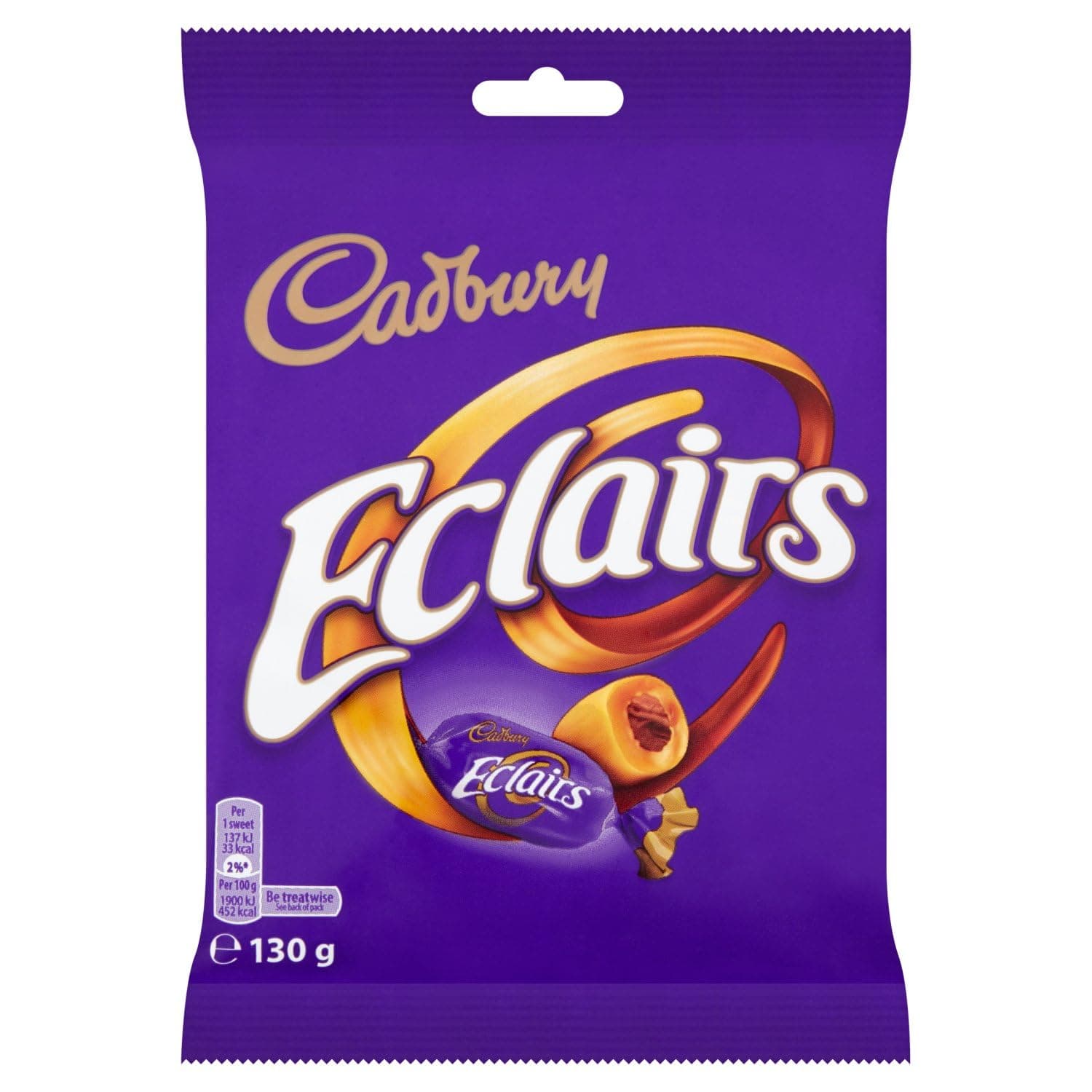 Cadbury Chocolate Eclairs 130G Bag