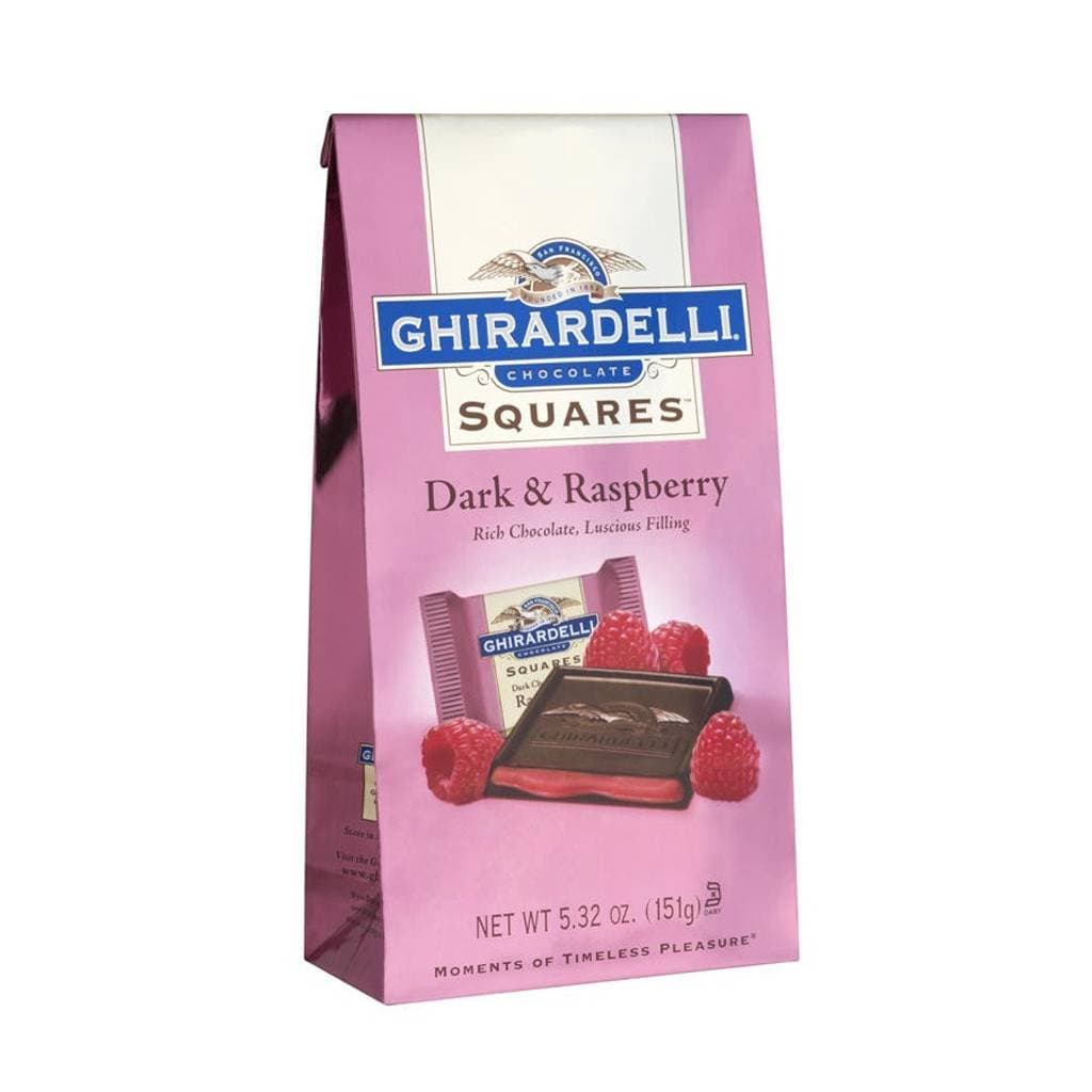Dark Chocolate with Raspberry Filling Squares 6.38 oz