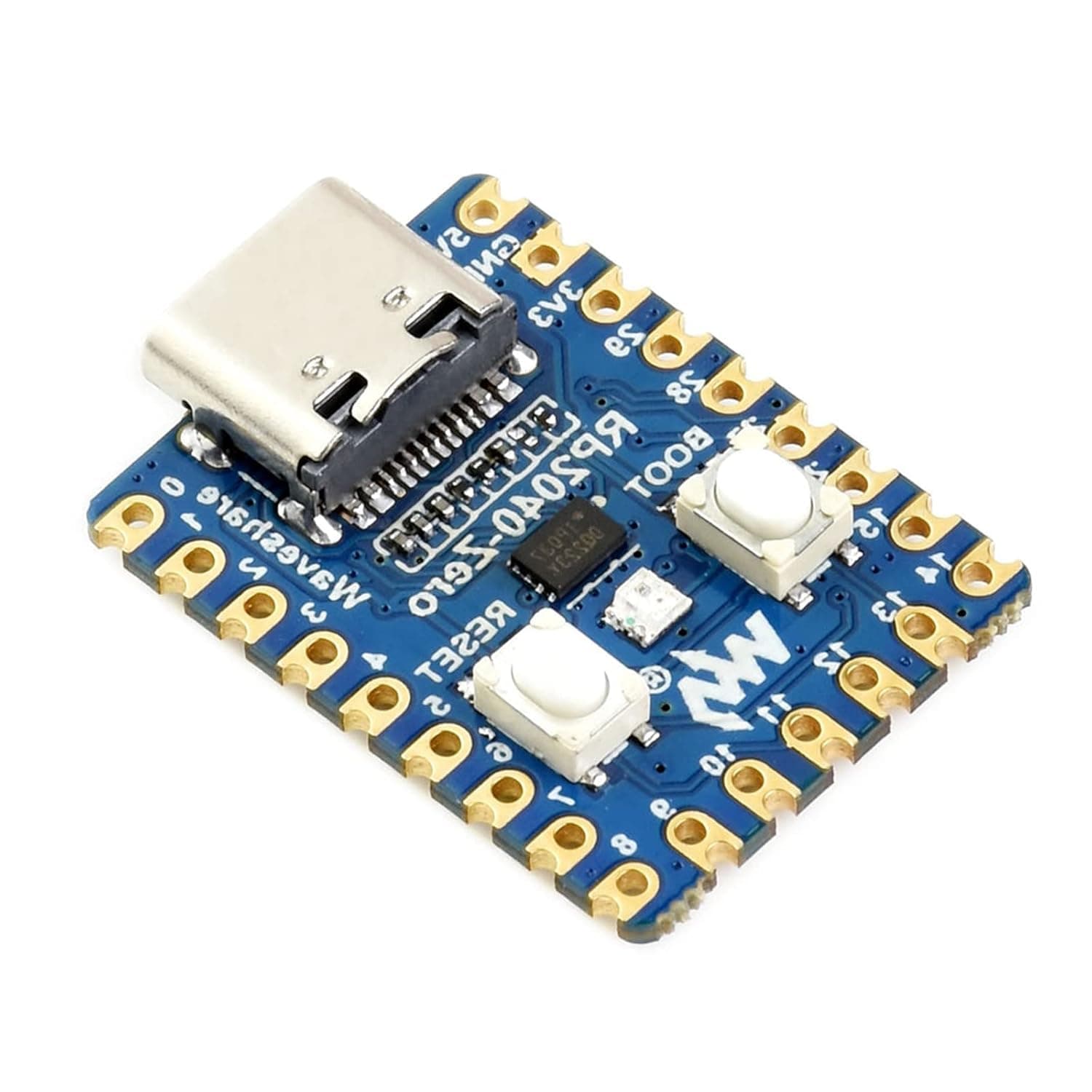 RP2040 Zero Development Board Binghe RP2040 Mini Zero, RP2040 PICO Module RP2040 Dual-core processor Multi-function GPIO pins 133MHz Cortex-M0+ core Supports C/C++/Micro Python
