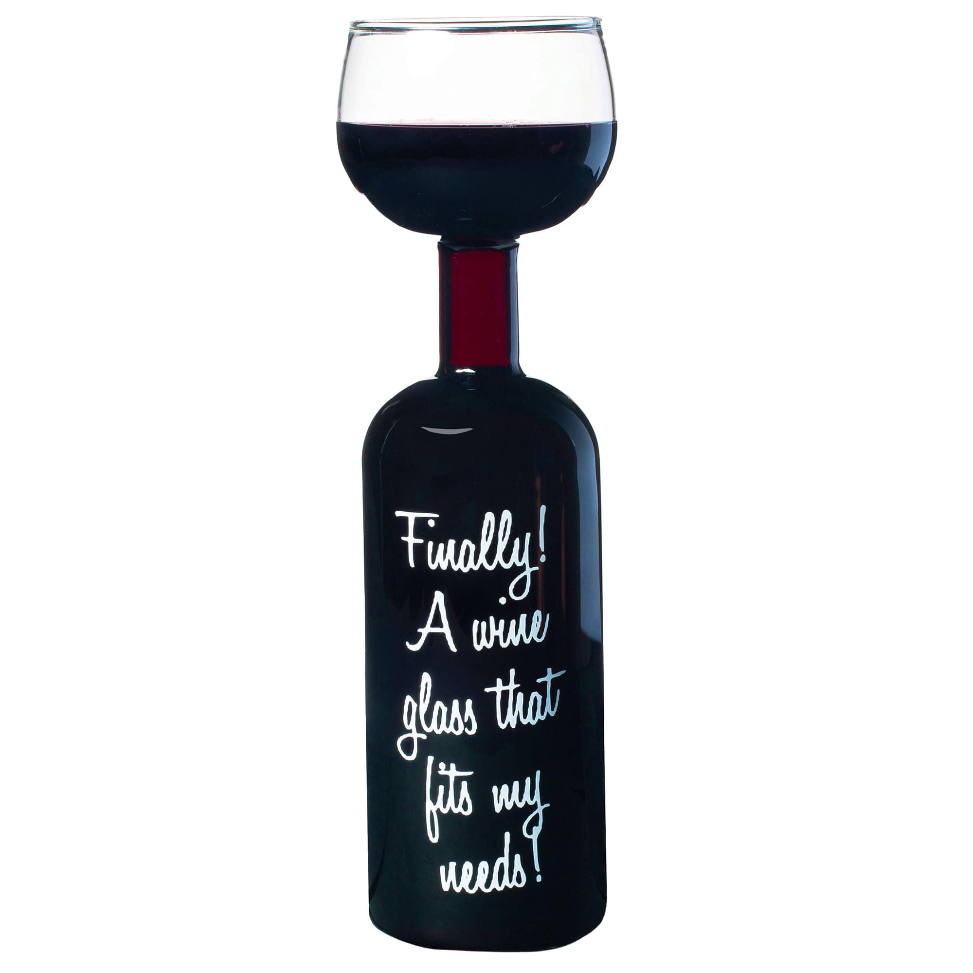 BigMouth Inc Ultimate Wine Bottle Glass